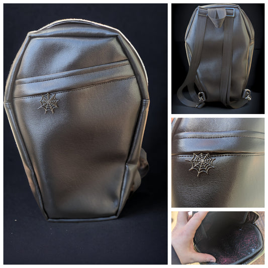 Just Black Coffin Backpack