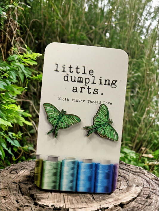 Luna Moth Earrings