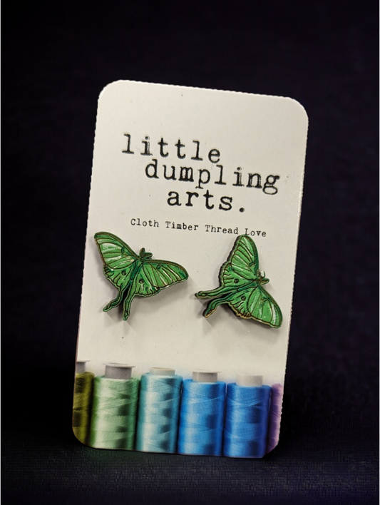 Luna Moth Earrings