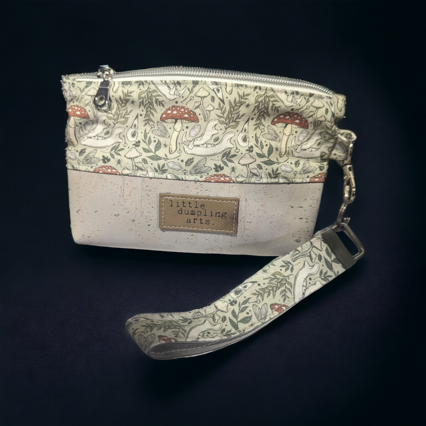 Mushroom and Bones Washable Snack Bags