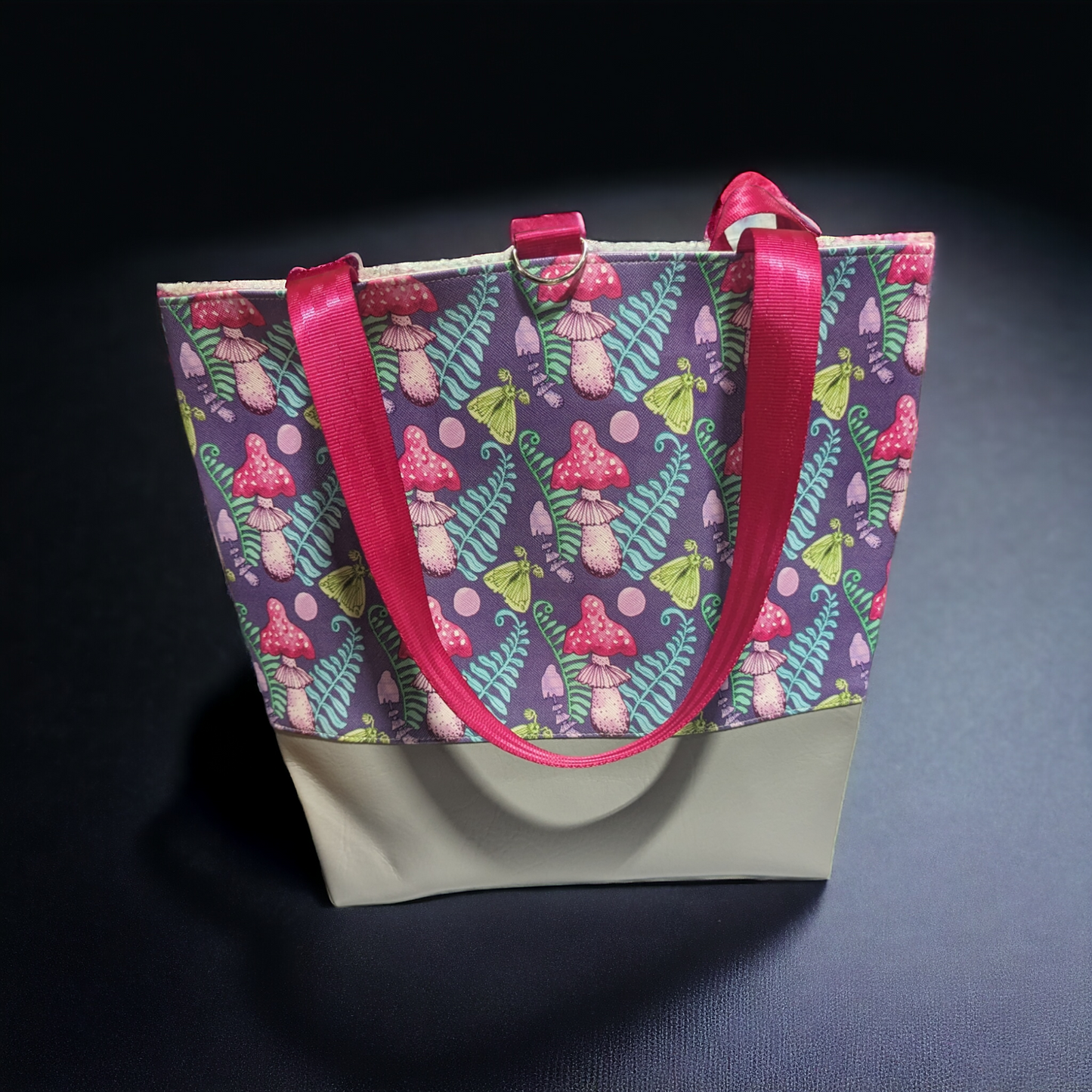Purple Mushroom Day Tote