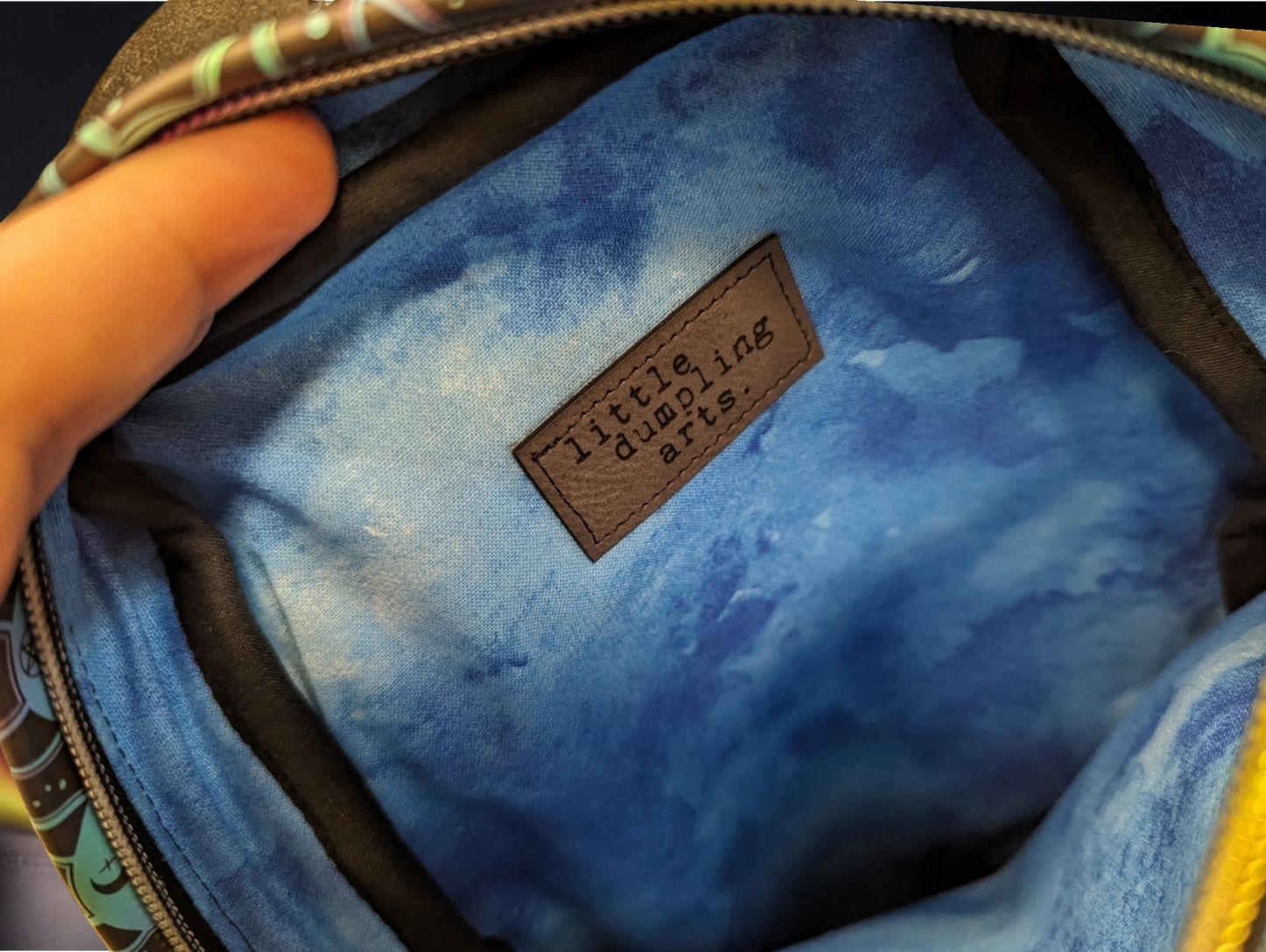 Glow in the Dark Cats Coffin Backpack