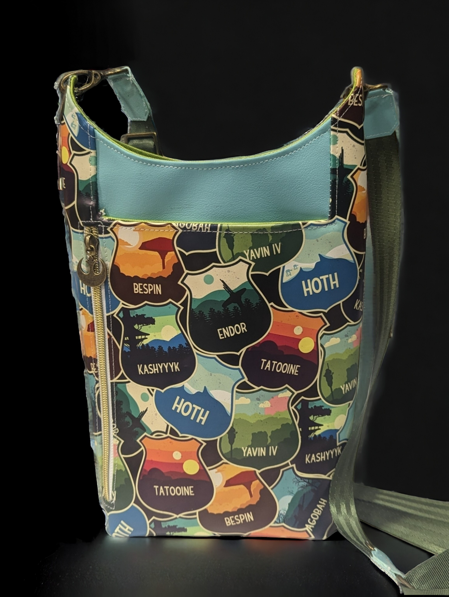 Camp Star Badges Bottle Bag