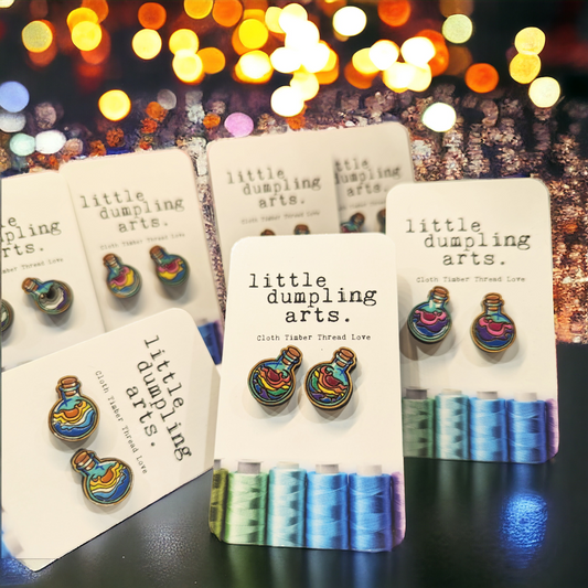 Potion Pride Bottle Earrings