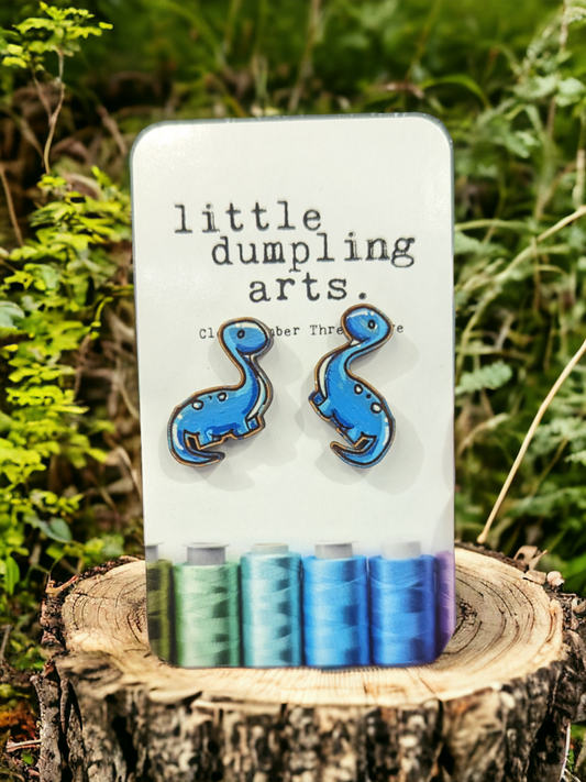 Long Neck Dino Earrings