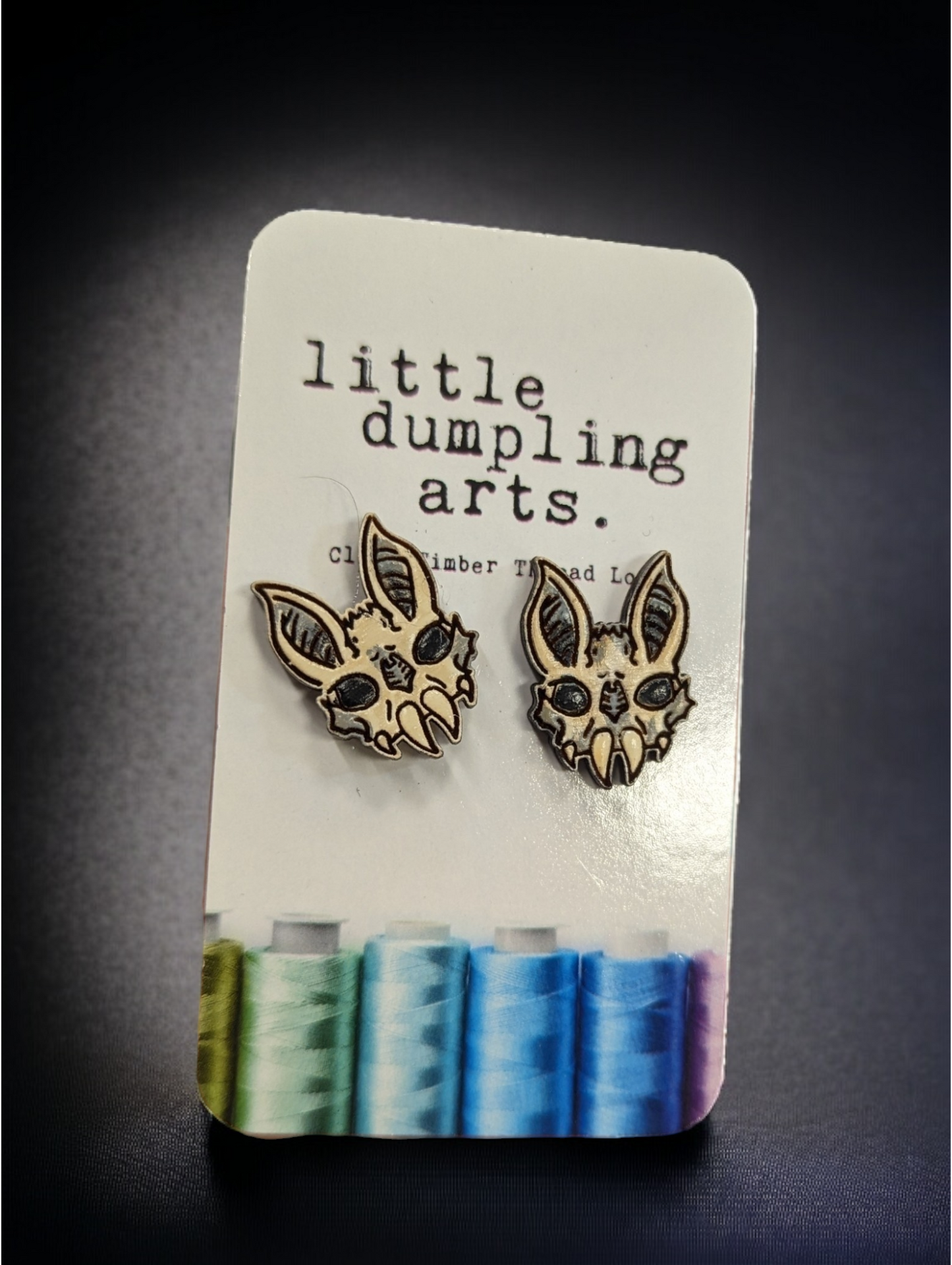 Bat Skulls Earrings