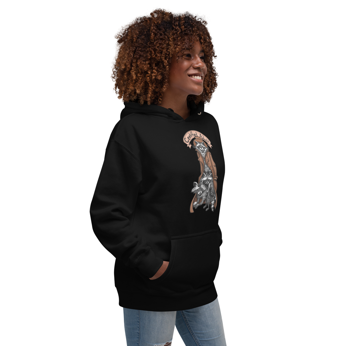 Certified adult hoodie