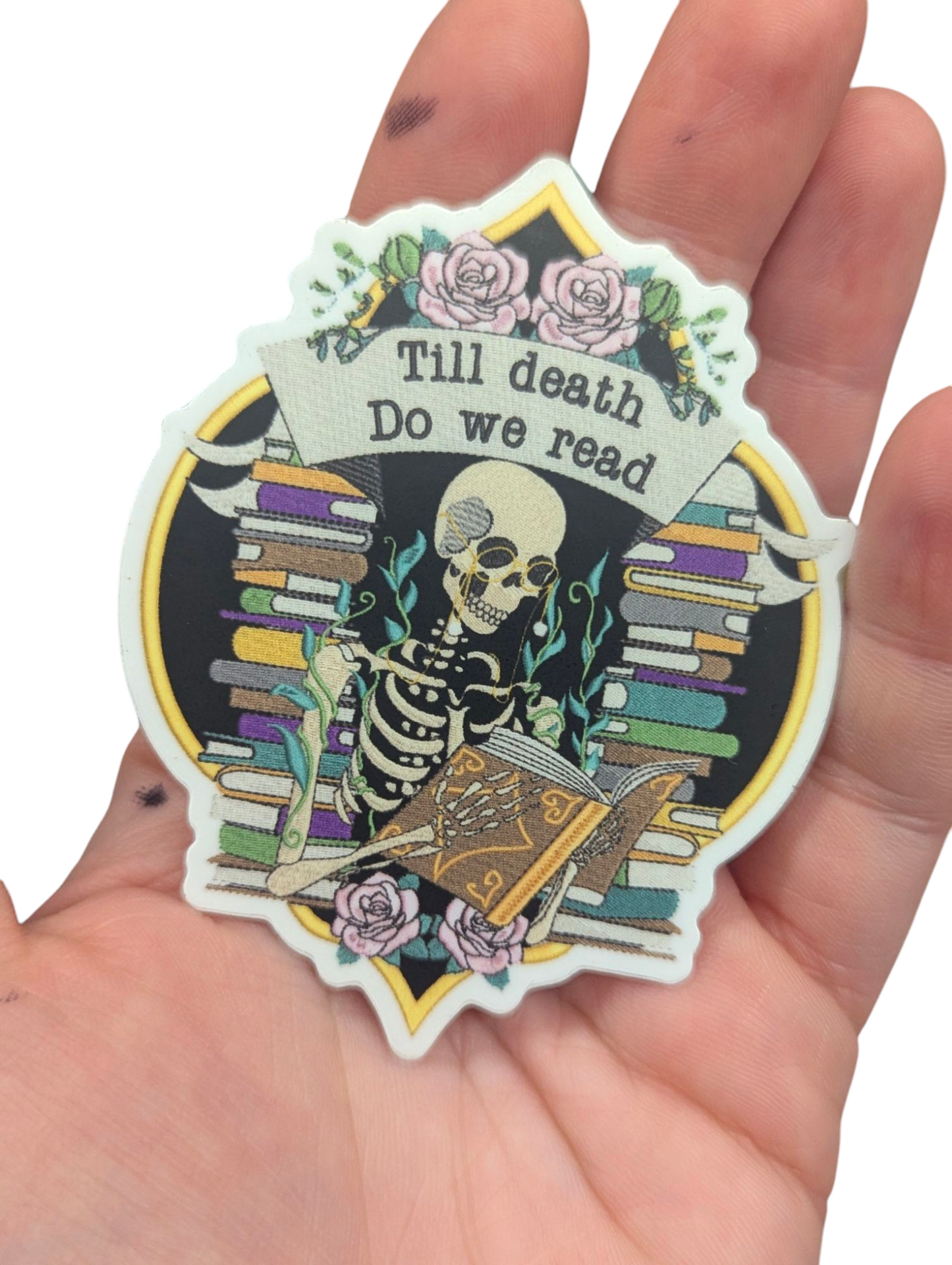 till death do we read sticker
