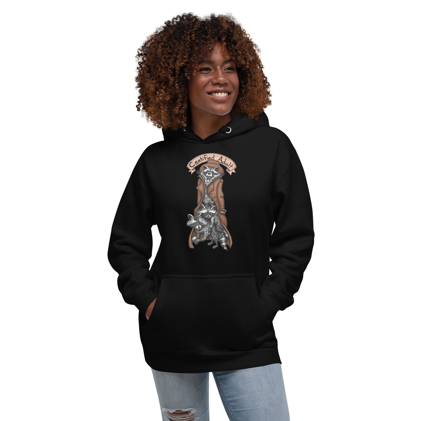 Certified adult hoodie