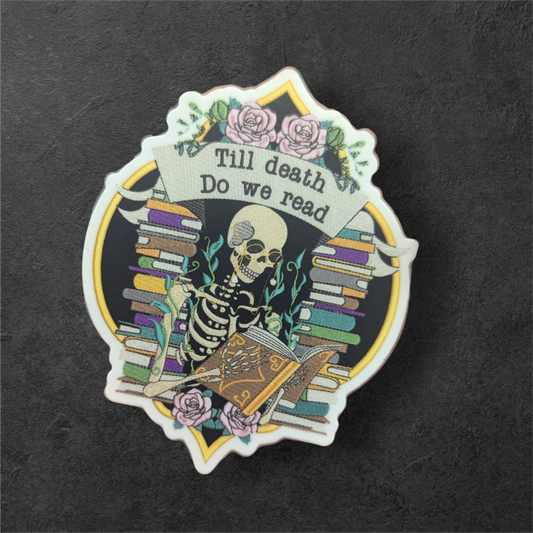 till death do we read sticker