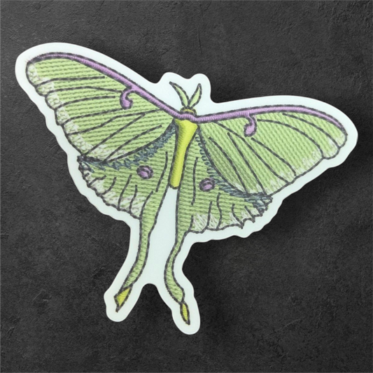 faux embroidered stickers