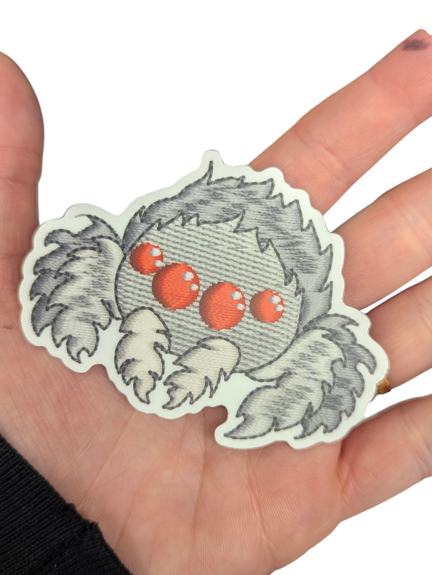 faux embroidered stickers