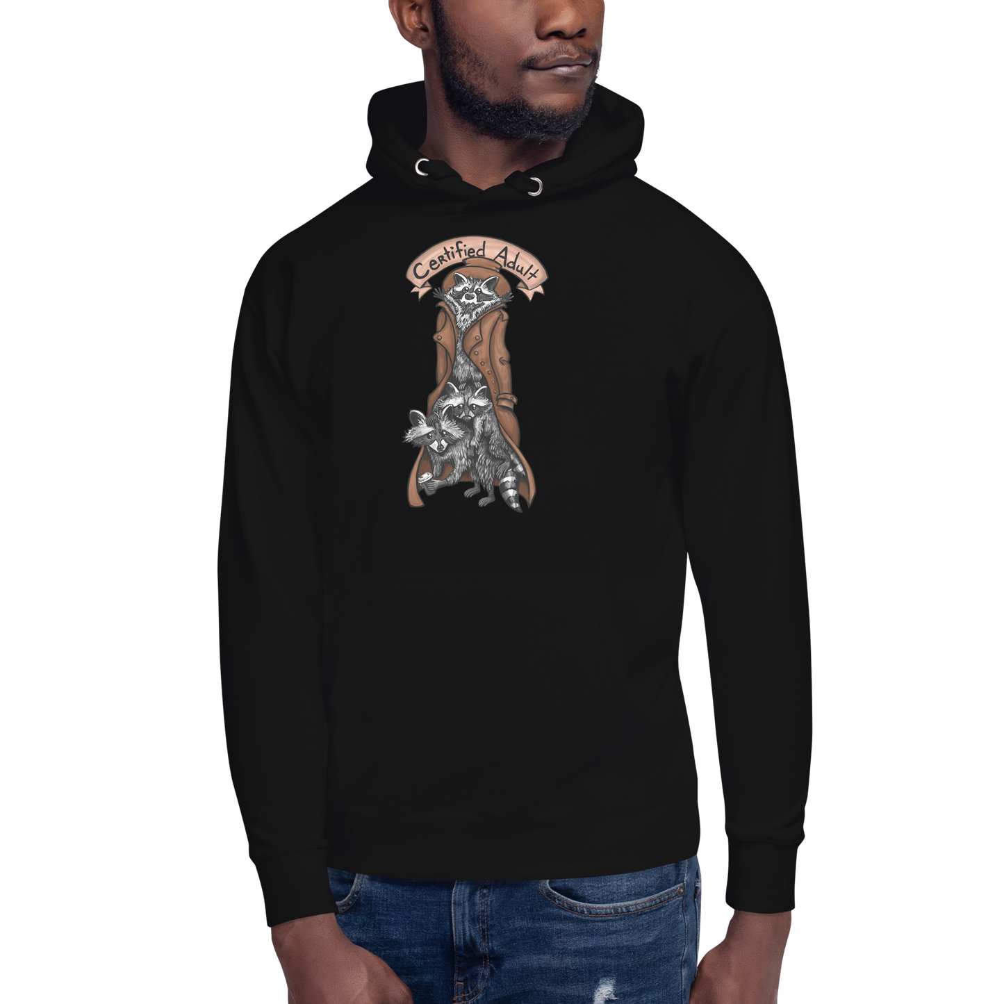 Certified adult hoodie