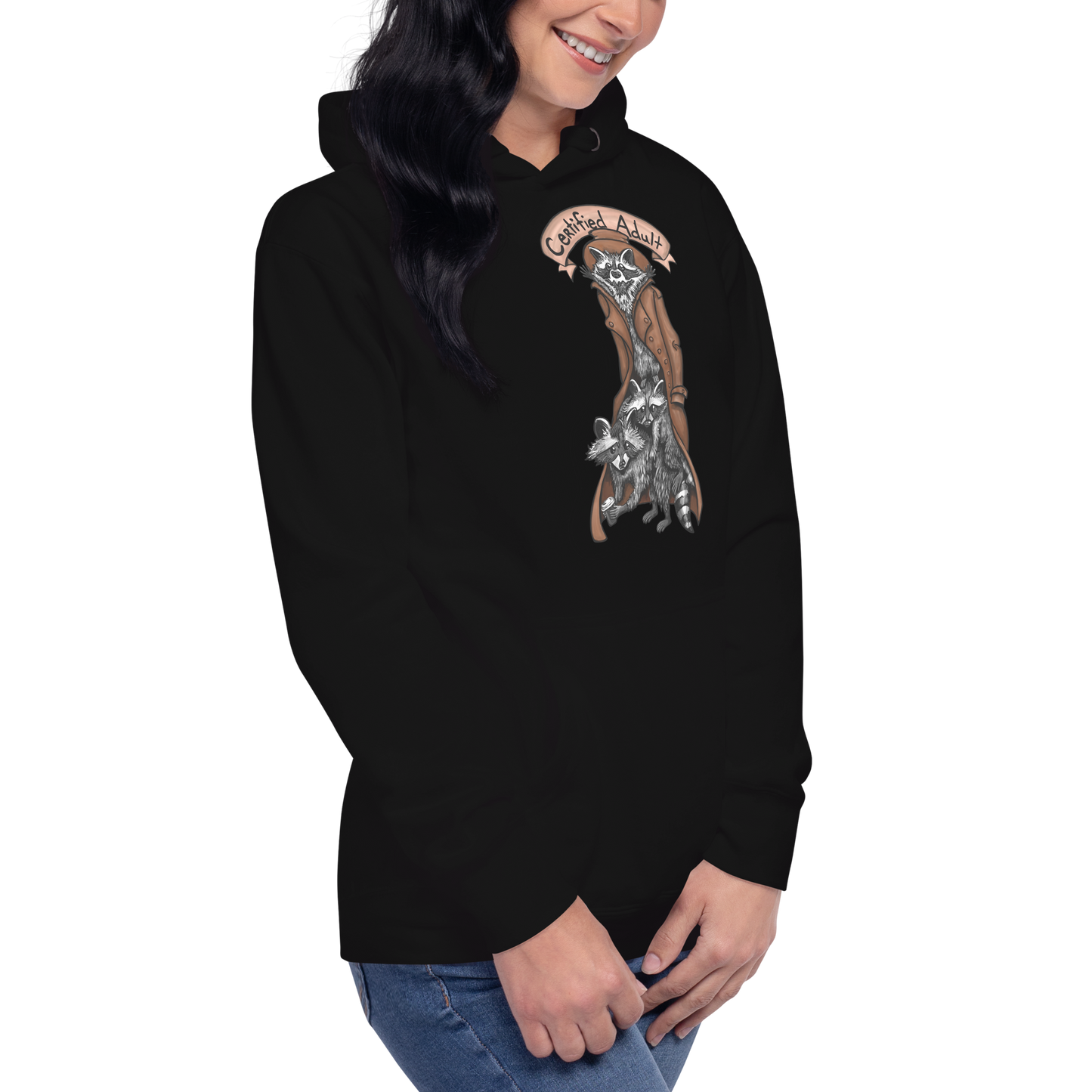 Certified adult hoodie