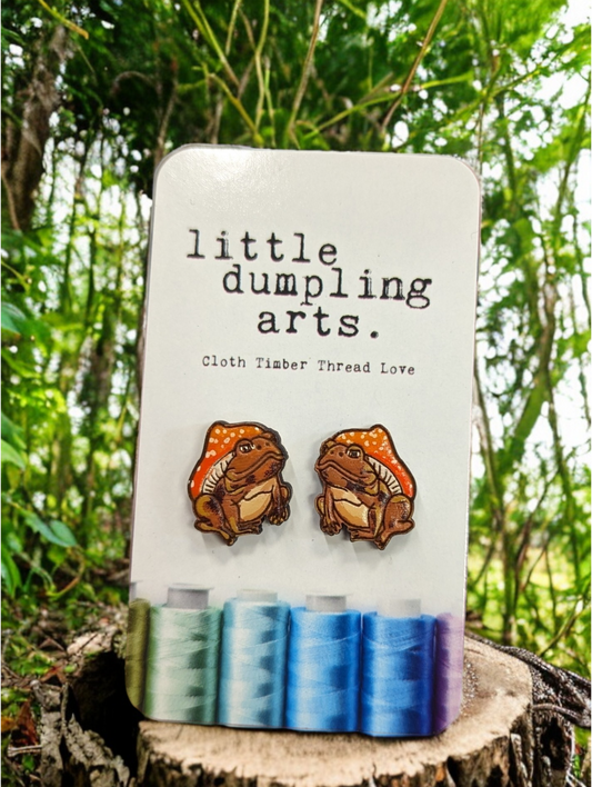 Toadstool Earrings