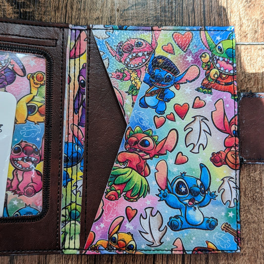 Passport wallet- locking billfold