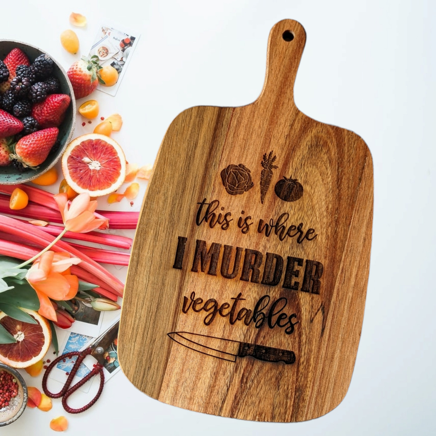 Small I murder vegetables cutting board