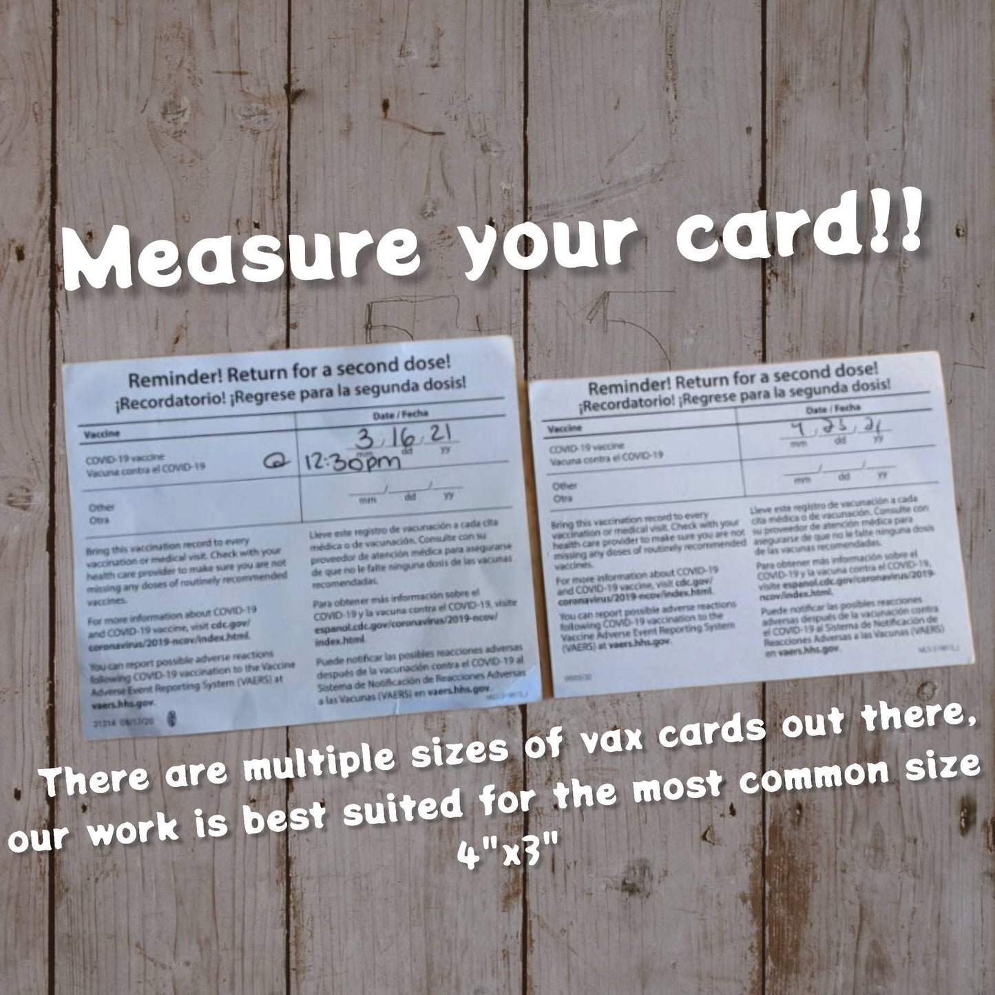 Magic school acceptance letter vaccination card protector. Attach to purse, bag, backback or beltloops Vinyl, cork, leather.