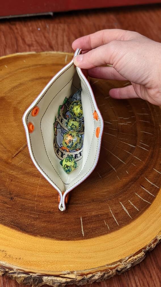 They see me rollin portable dice tray embroidered