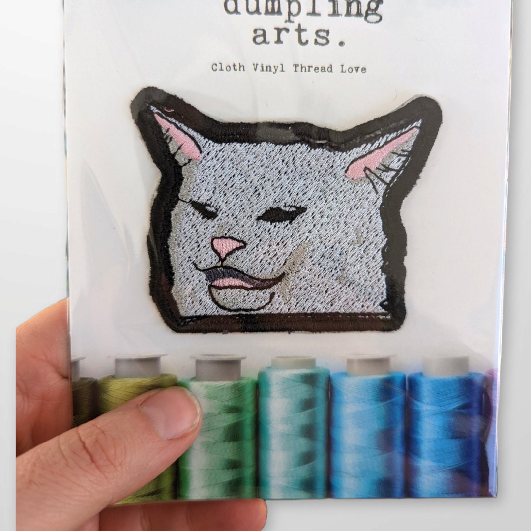 Salad cat patch/funny memes patch/ 3"