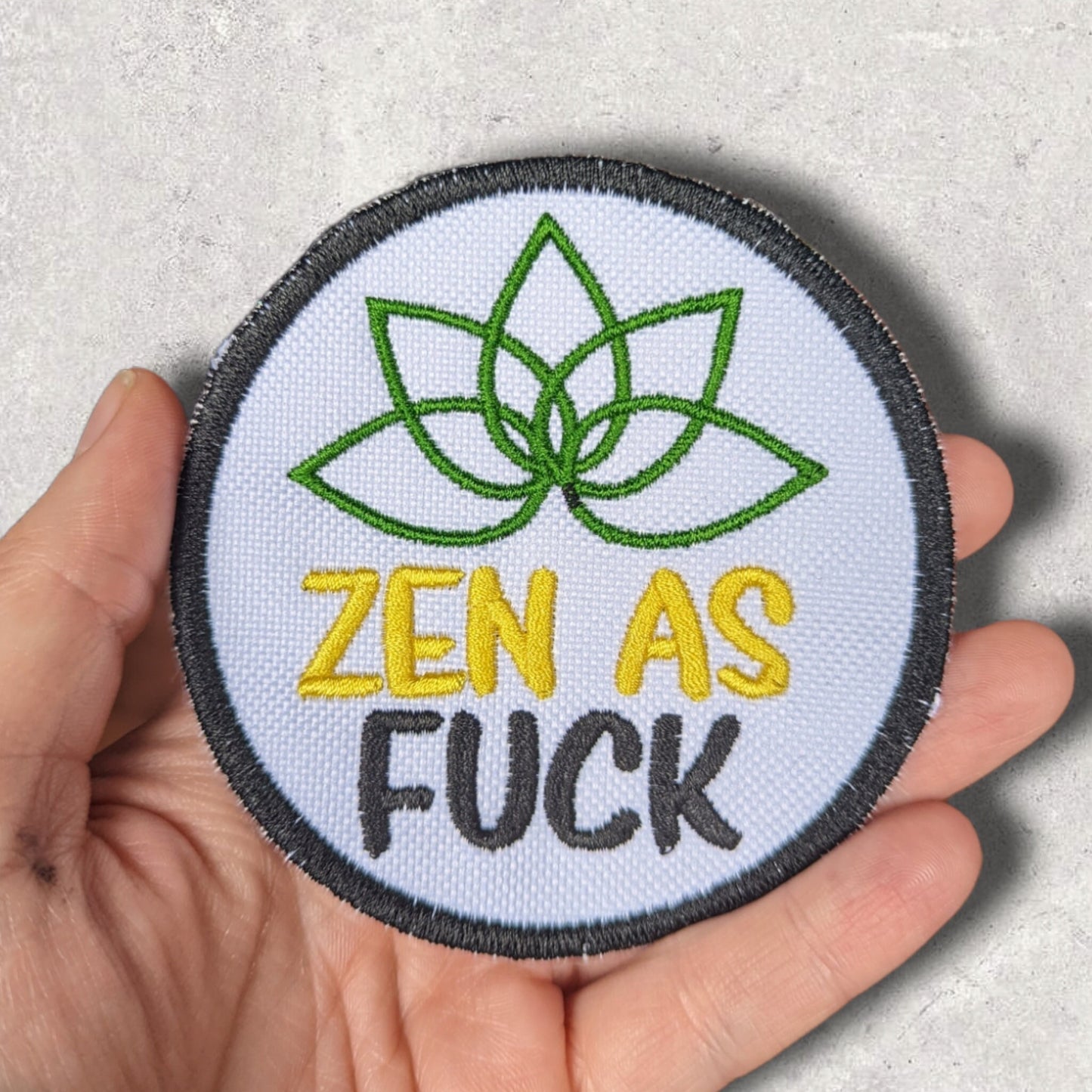 Zen as F** patch/ 3"patch/ funny