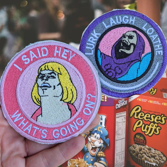 Saturday morning cartoon patch/ funny patch/ meme patch 3"