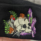 Skulls and snails embroidered Beanie