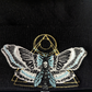 Embroidered Death Moth Beanie