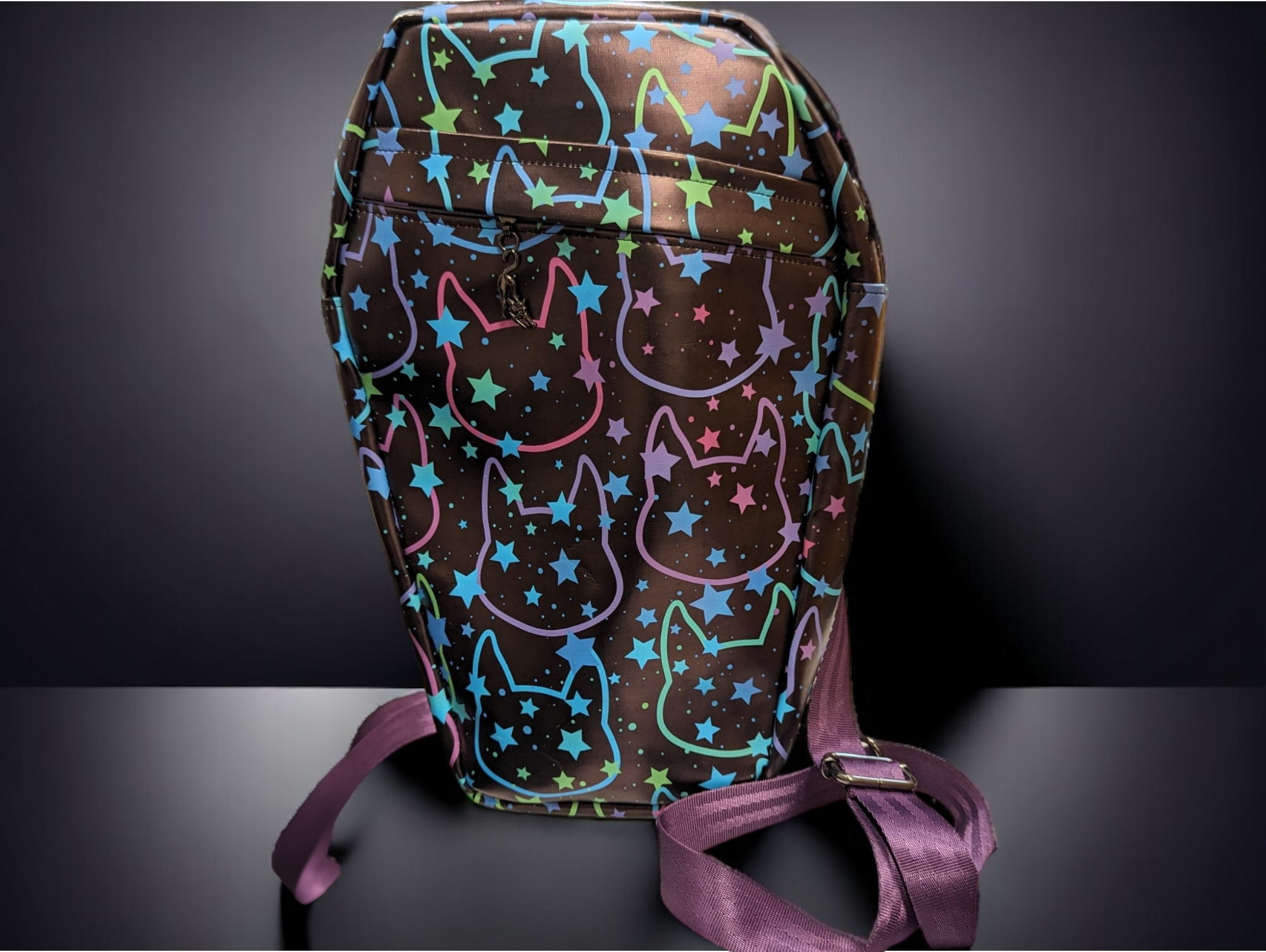 Star Spring Backpack Cat Stars Coffin Backpack – LittleDumplingArts