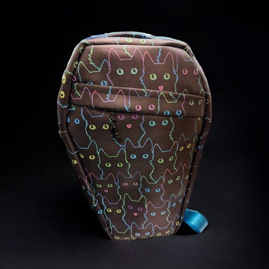 Cat Eyes Coffin Backpack