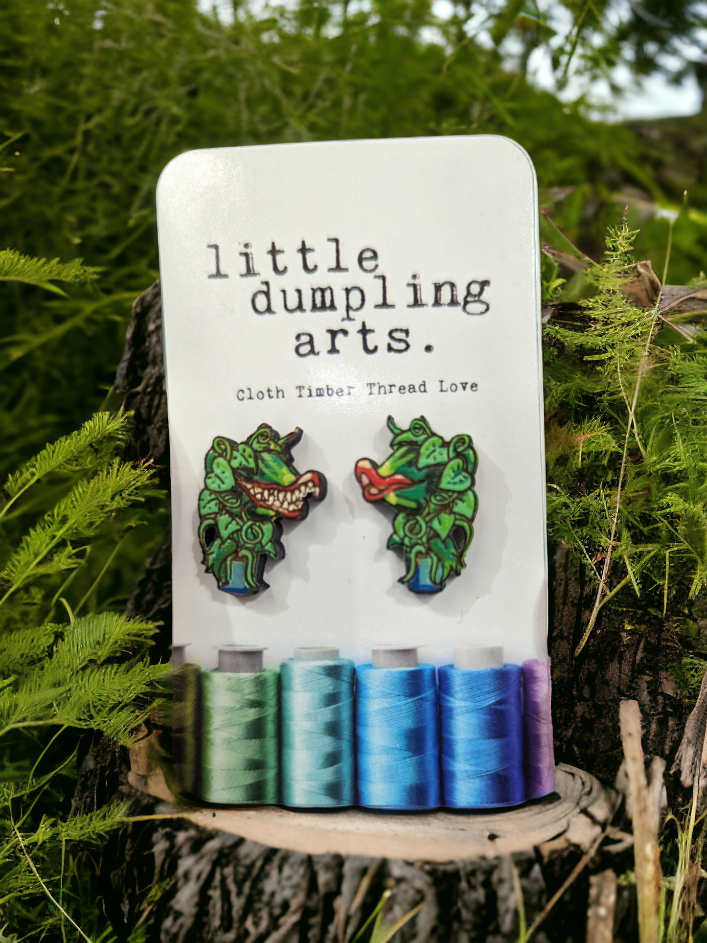 Plant Monster Earrings