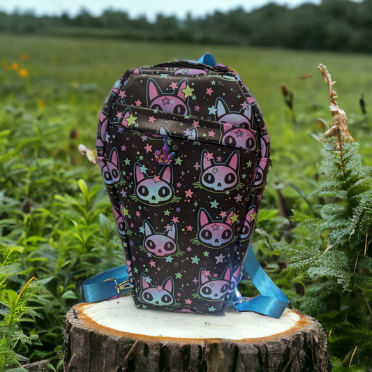 X-Ray Kitty Coffin Backpack