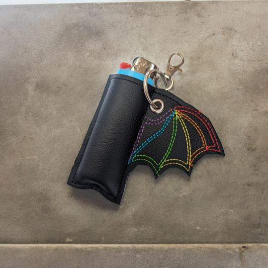 Pride Bat Wing Lighter Holder