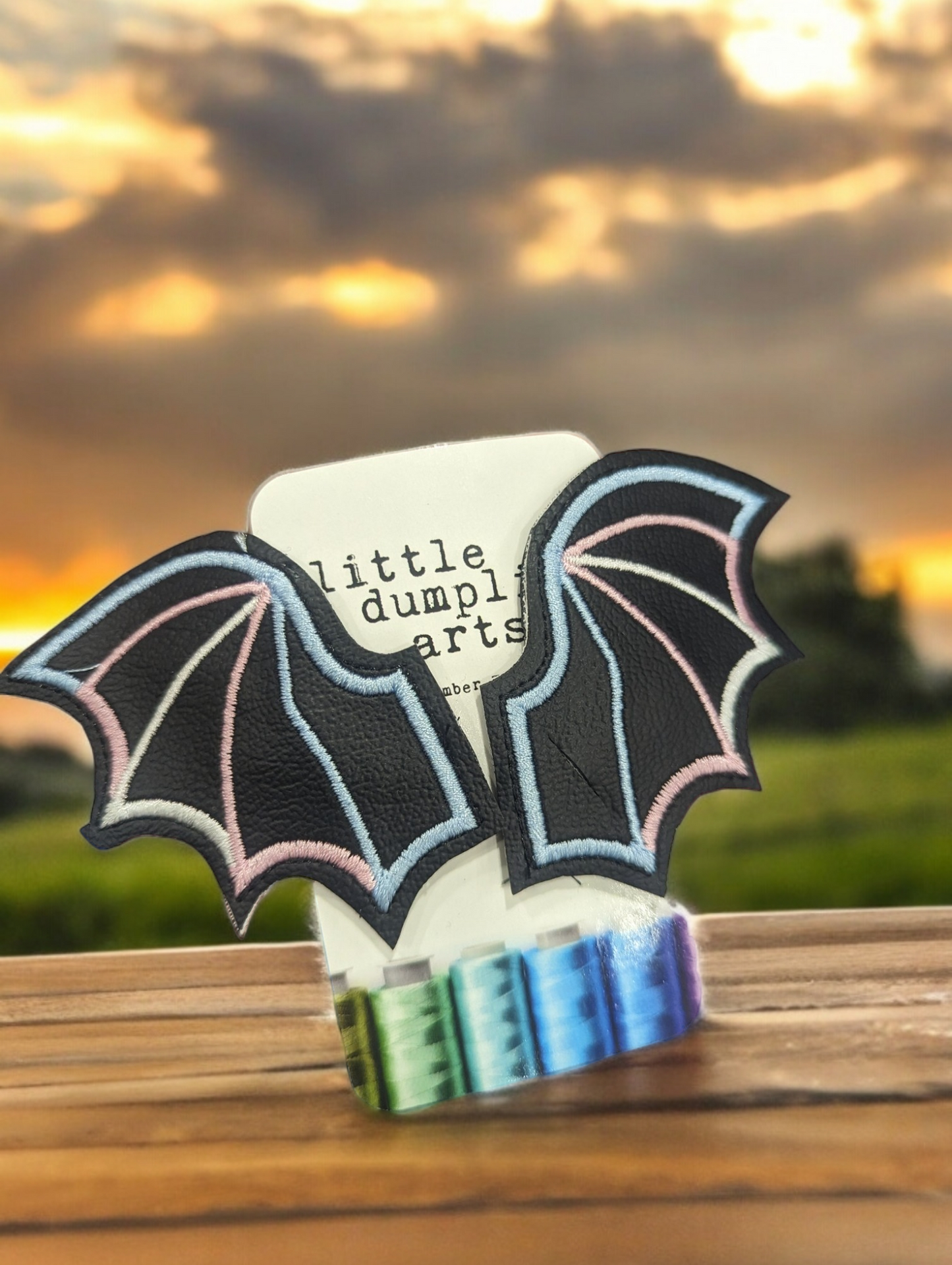 Pride Bat Wing Barrettes