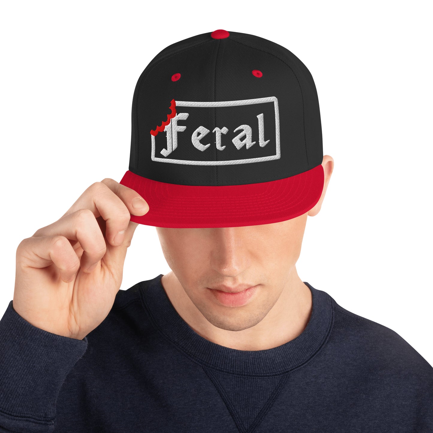 feral snap back hat