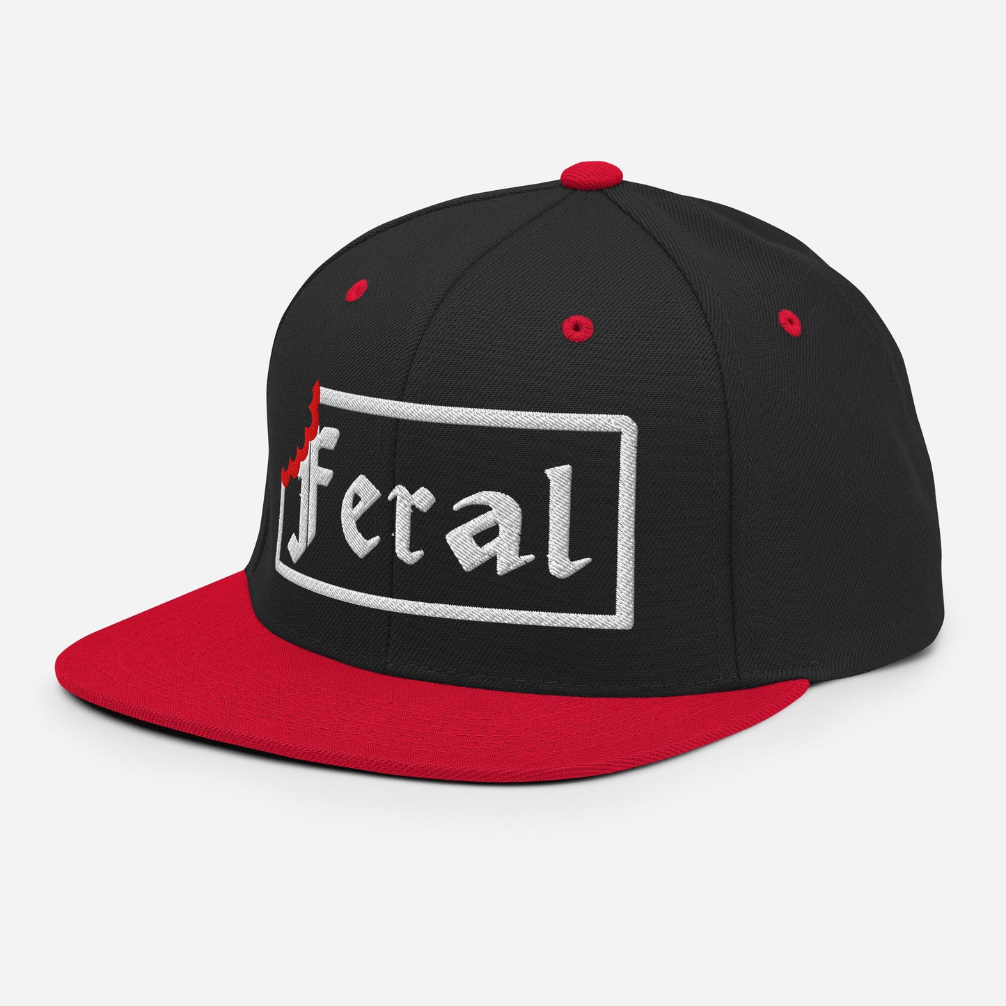 feral snap back hat