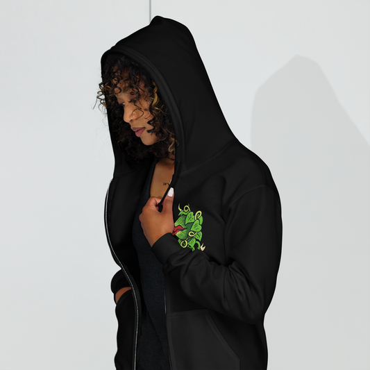 Monster love never wilts zip up