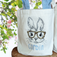 Custom Embroidered Easter basket with ears