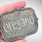 Cork Herb garden markers Embroideredplant identification markers. Indoor house plants markers. Spring mothers day Easter