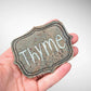 Cork Herb garden markers Embroideredplant identification markers. Indoor house plants markers. Spring mothers day Easter
