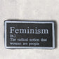 Feminism definition patch