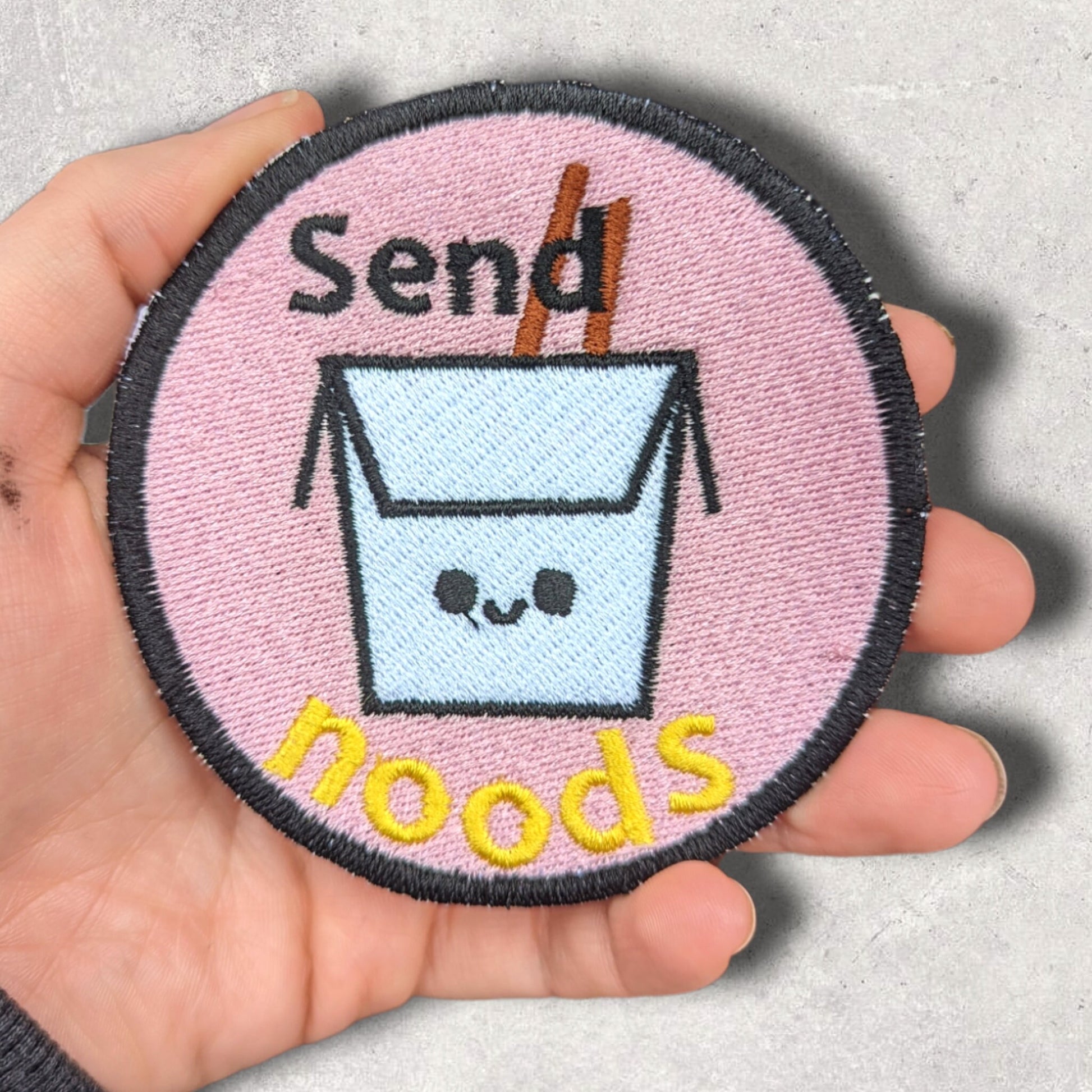 Send noods patch/3"patch/ funny patch