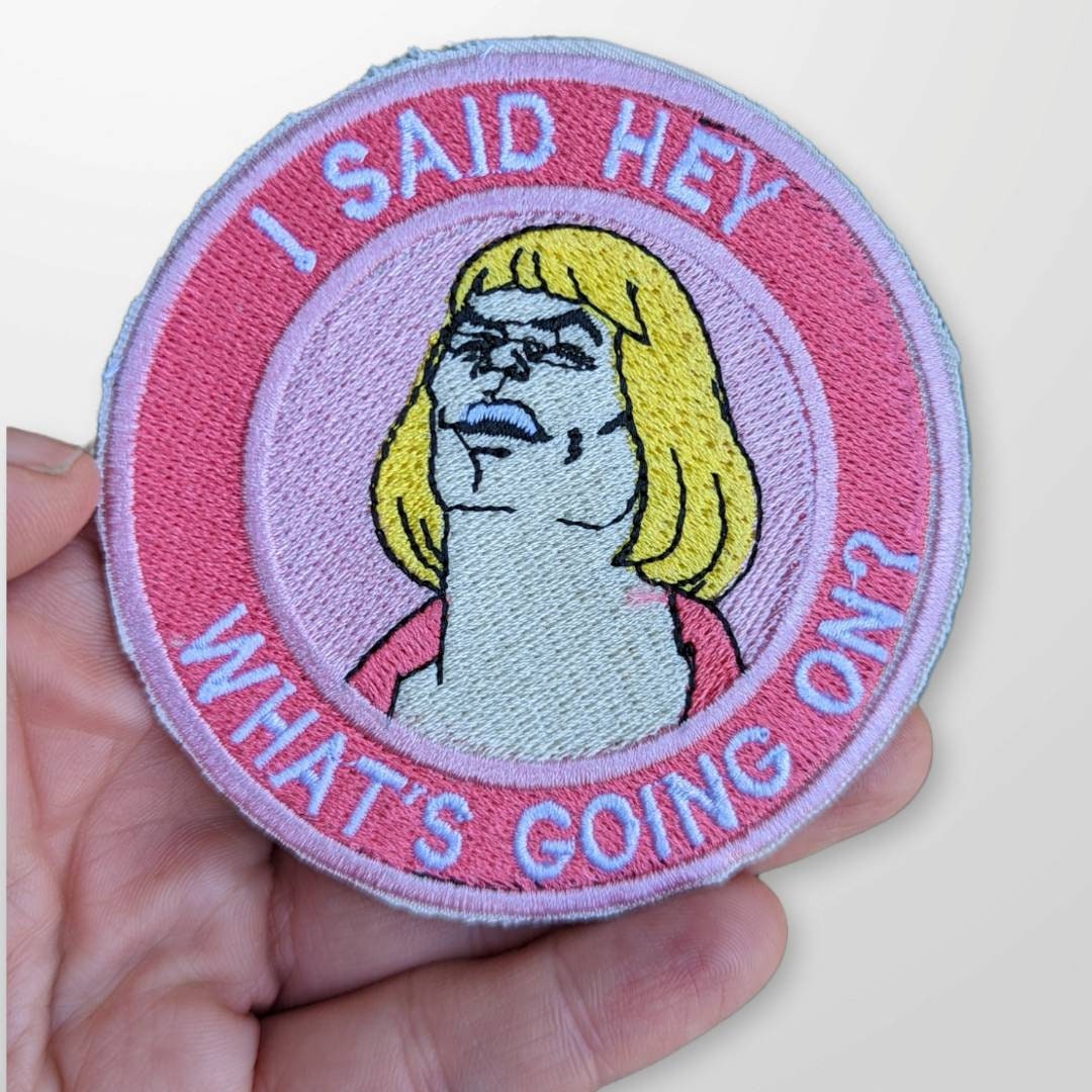 Saturday morning cartoon patch/ funny patch/ meme patch 3"