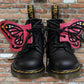 Double wing butterfly shoe wings/ fits adult and child shoes or boots or stakes/costume/princess birthday/ boho