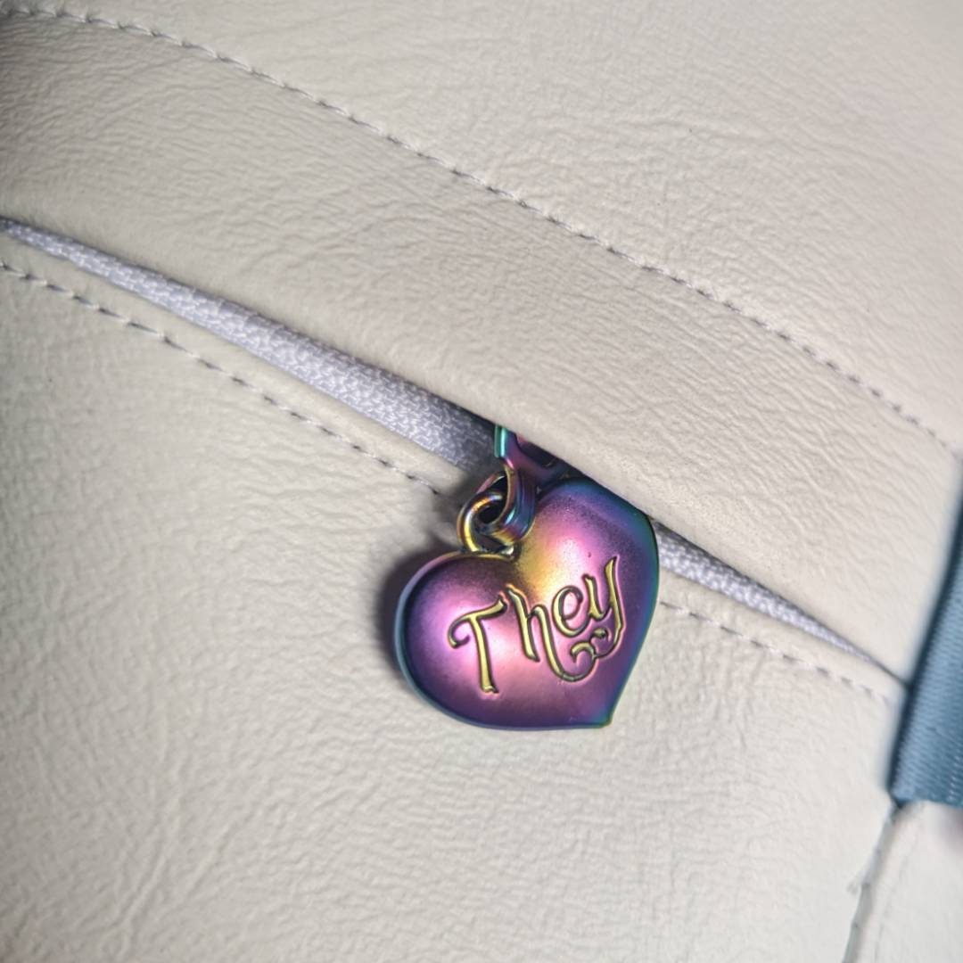 Candy heart shaped crossbody bag/ Valentines gift/ goth bag/ 90s fashion custom