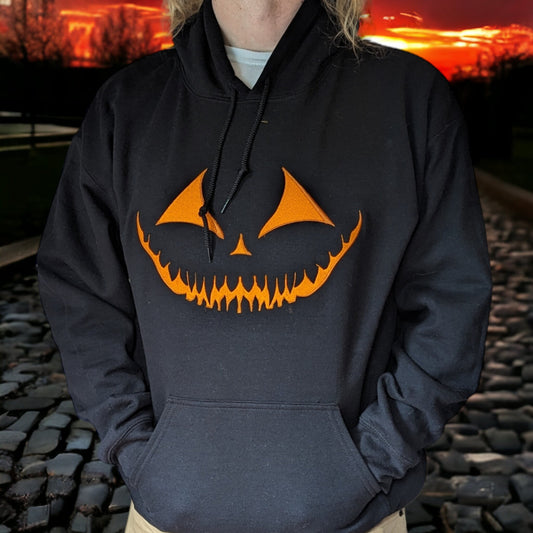 Embroiderd jack o lantern hoodies